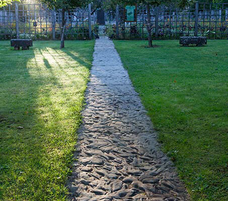 Le Cloître Tilia henryana
Paysagistes: Ossart-Maurières
Le verger de Déduit (15)